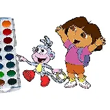 Cute Girl Coloring Book