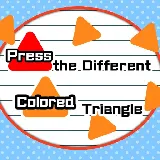 Press the different Colored Triangle