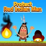 Protect Red Indian Man